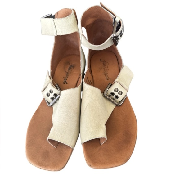 Free People Marco Boot Sandal Gladiator Boho Mint Green Size 37.5 - Picture 2 of 12